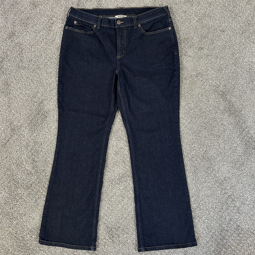 Duluth Trading DuluthFlex Daily Denim Bootcut Jeans Womens 14x29 Dark Wash NWOT